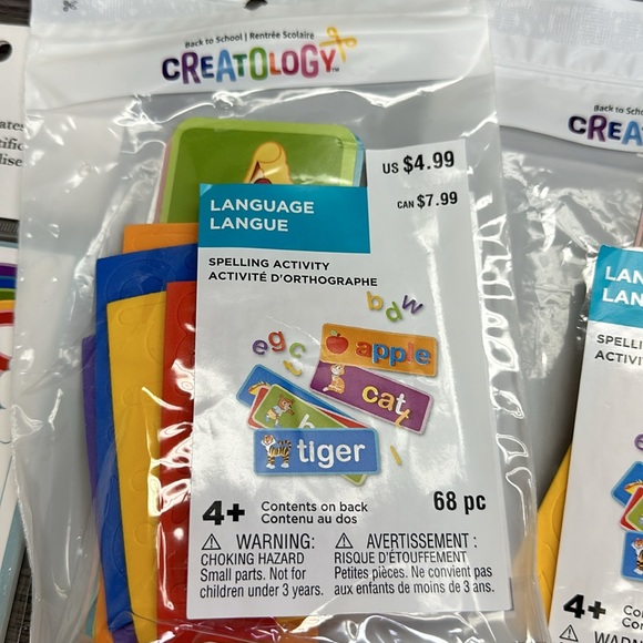 24 names, 2 spelling, 2 sign language, 2 rainbow, 1 telling time and 24 certs - Picture 8 of 12